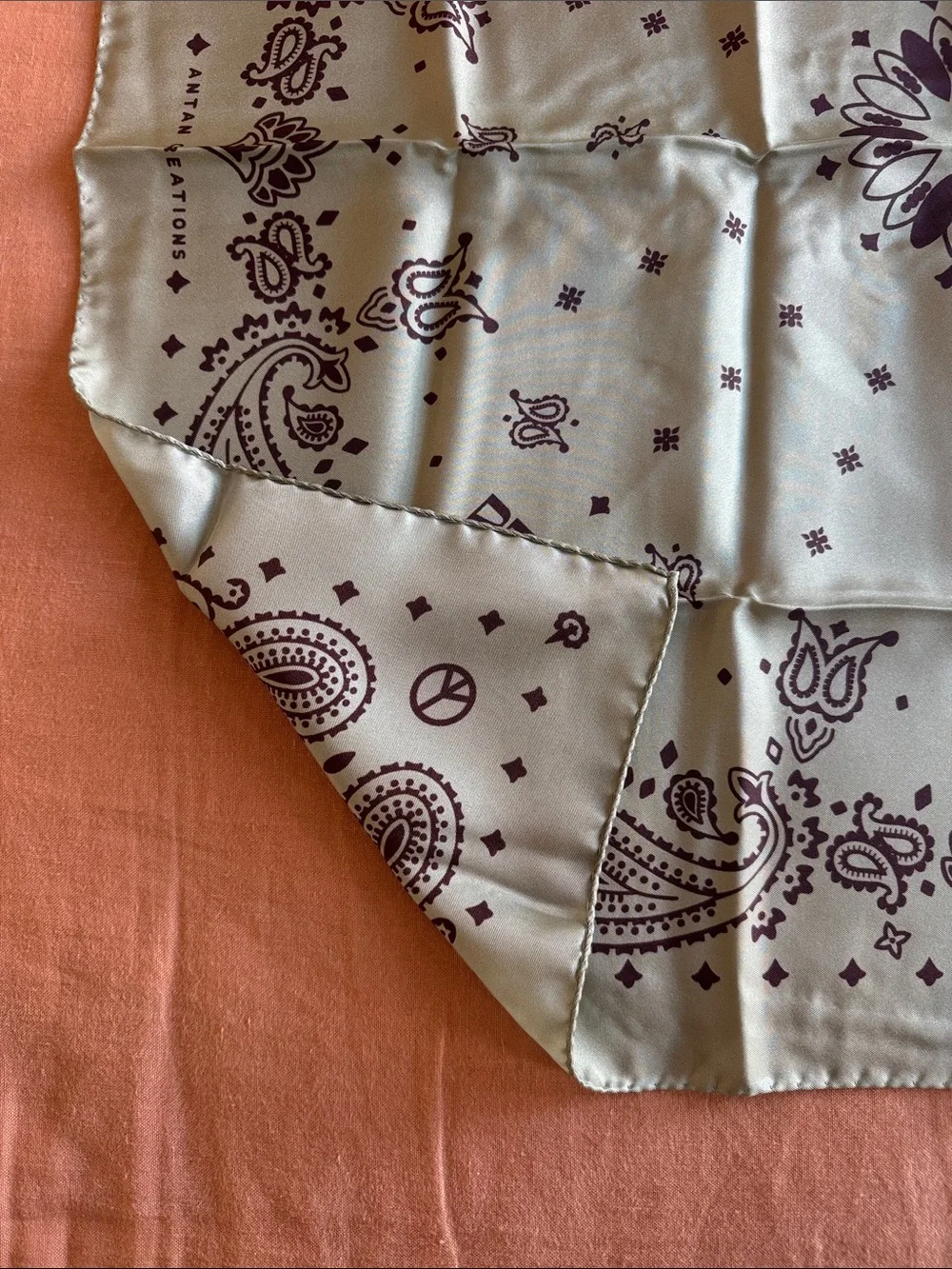 100% Silk Hermes like Scarf